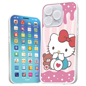 hellokitty凯蒂猫儿童早教仿真手机触屏玩具婴儿宝宝可咬啃咬哈喽