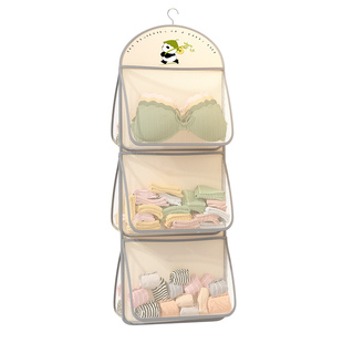 装袜子收纳挂袋内衣裤衣柜床头壁挂式神器儿童玩具多功能悬挂网兜