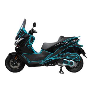 适用24款无极SR250GT碳纤维贴纸车身贴膜加厚防滑油箱贴改装配件