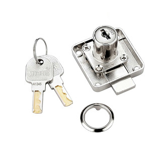 老式办公室抽屉锁橱柜锁家具柜子锁加长双开门锁柜台锁斜舌锁锁具