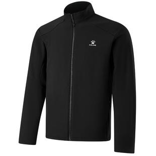 KELME卡尔美立领加绒梭织运动外套男士2025冬季新款户外开衫夹克