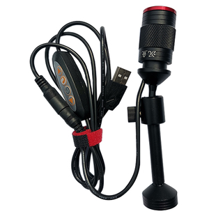 万众齐筏沉鱼磁铁灯筏钓竿稍灯蓝黄双色夜钓灯