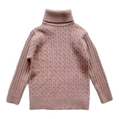 儿童毛衣高领打底衫秋冬季男女中大童圆领学生内搭修身弹力针织衫