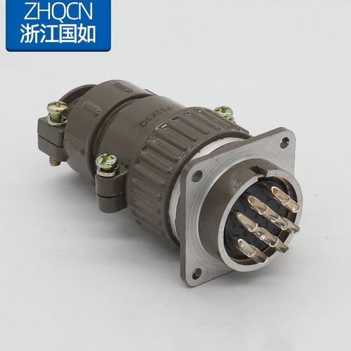 航空插头插座 P32K3Q/J3A 12Q12A  -12芯直式电线连接器电连接器