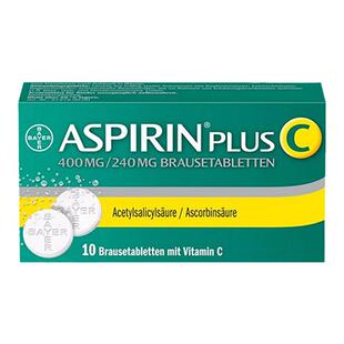 德国拜耳阿司匹林泡腾片感冒药镇痛感冒退烧消炎片肠溶片儿童可用