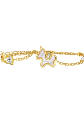 阿吉豆手链女款手串珍珠贝壳手链