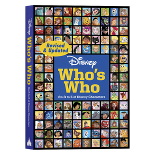 迪士尼百科角色书 人物大全名人录 英文原版 Disney Who's Who An a to Z of Disney Characters 皮克斯卡通 Disney Press平装