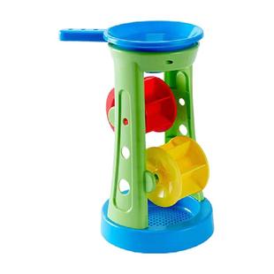 hape儿童沙滩玩具男孩女孩玩沙戏水挖沙子工具户外沙滩双轮沙漏