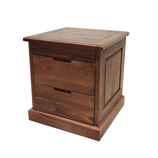 暗格藏床头柜实木隐藏暗层抽屉床边保险收纳柜中柜卧室智能多功能