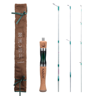 多节便携微物路亚竿旅行溪流竿ul超软调四节枪柄玻纤弹射竿马口竿