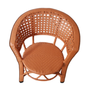 传统手工编织藤椅子靠背椅藤椅小号阳台矮藤椅休闲老人矮凳子围椅