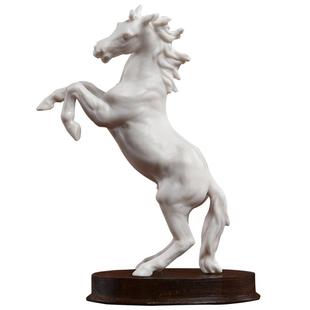 东方泥土陶瓷马工艺摆件客厅酒柜办公室桌面博古书架装饰创意礼品