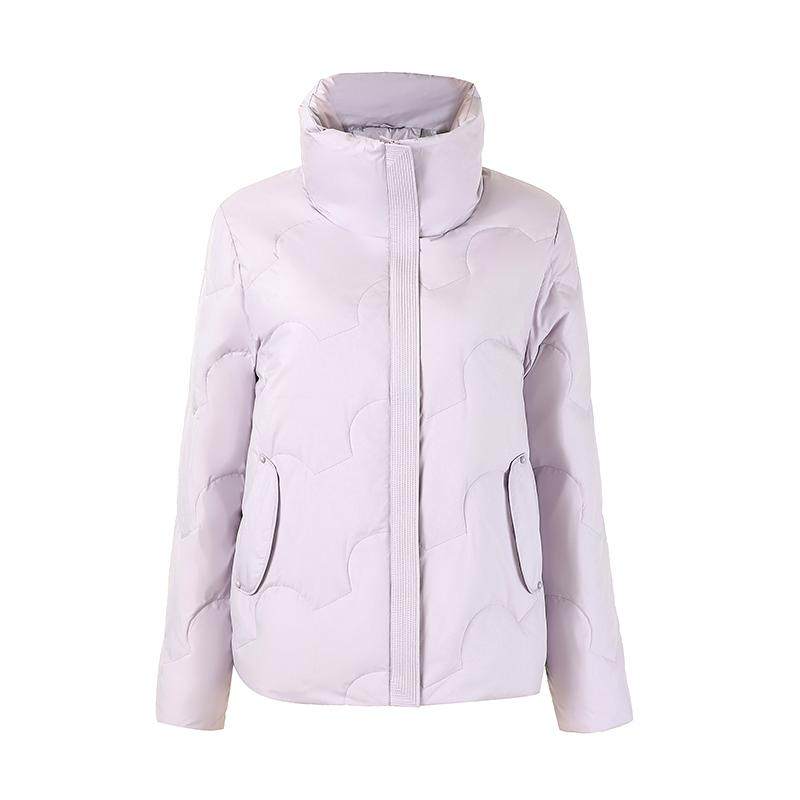 雪中飞品牌高端女羽绒服短款大码轻薄中老年妈妈装冬季外套