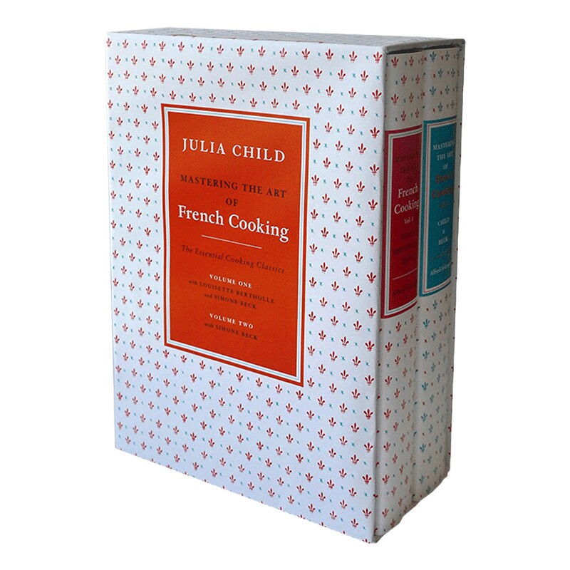 英文原版 Mastering Art Of French Cooking Boxset 掌握法国菜的烹饪艺术 精装两册套装 英文版 进口英语原版书籍