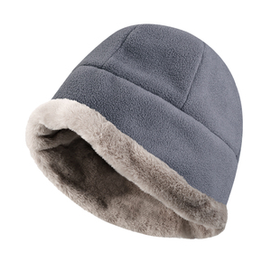 战术鸟冬季保暖帽护耳加绒防寒帽子男东北防风加厚骑车内衬包头帽
