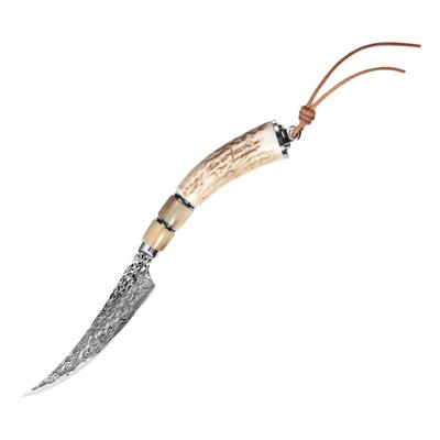 大马士革剔骨刀分割刀三本盛锋利