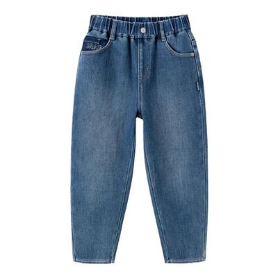 巴拉巴拉长裤男童加绒保暖牛仔裤