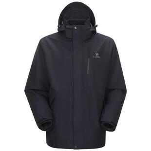 【双11预售】骆驼男装三合一冲锋衣户外徒步登山服无氟男防风防水