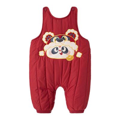 dudujia儿童唐装裤子冬季宝宝