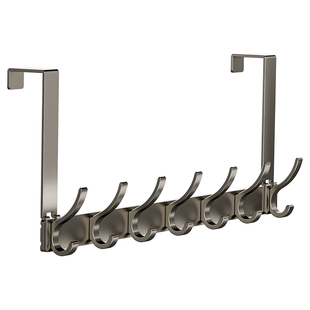 门后挂衣钩挂衣架入户门上挂收纳架卧室房门背后衣服置物架免打孔