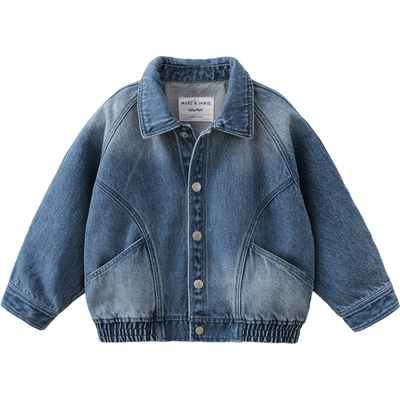 马克珍妮复古时尚纯棉牛仔外套