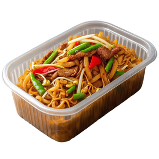 早餐速食懒人食品上班族卤面蒸面豆角焖面铁锅焖面方便面拌面充饥