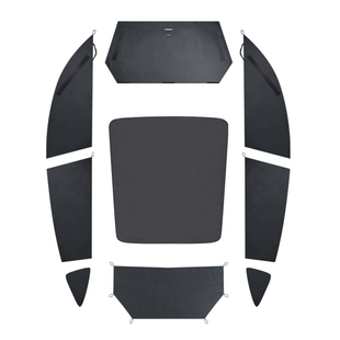 Havnby安温白适用极氪001遮阳帘汽车天窗帘防晒隔热露营隐私窗帘