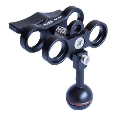 Scubalamp苏巴兰博TG20潜水相机支架快门延长臂蝴蝶夹浮力臂球头