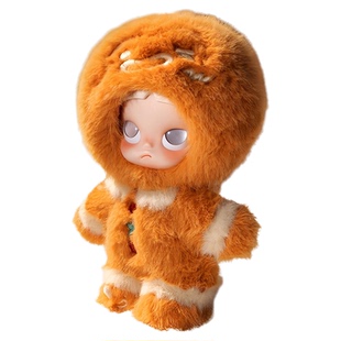 POPMART泡泡玛特Zsiga姜饼人八分之一可动人偶毛绒手办摆件1/8