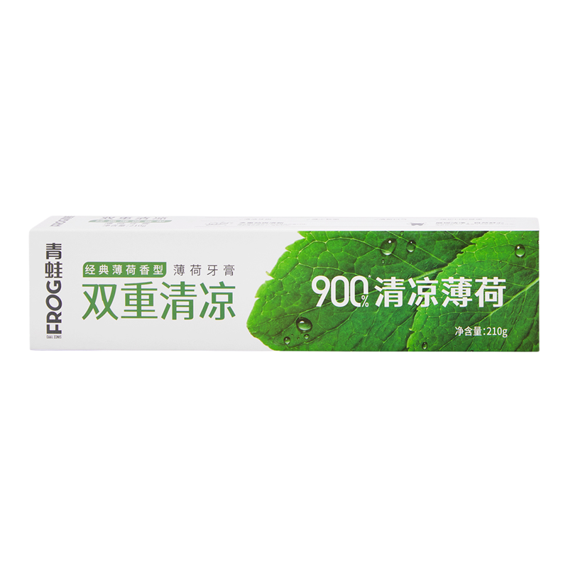 青蛙清凉薄荷牙膏清新口气