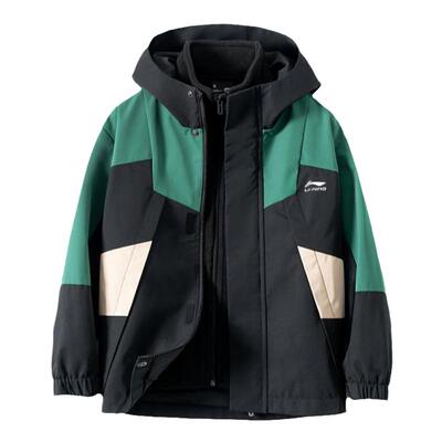 李宁童装儿童羽绒服三合一2024款