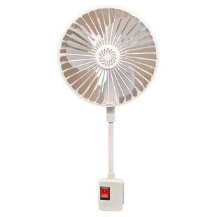 新款网罩小旋风扇家用卧室三插头出租房厨房卫生间大风力静音制冷