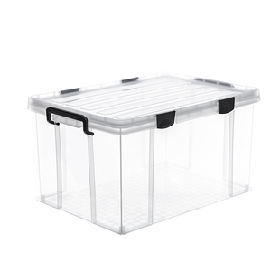 禧天龙密封箱大容量加厚防水储物箱相机防潮箱家用茶叶透明收纳箱