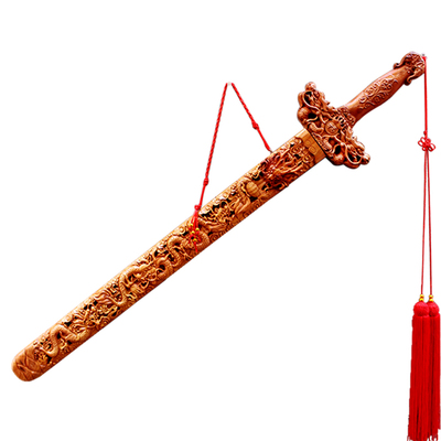 正宗桃木吉祥如意木雕摆件现代客厅如意家居大象招财摆件工艺礼品