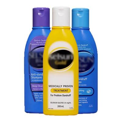 澳洲直邮赛诺菲洗发水去屑止痒控油蓬松二硫化硒强效洗发露200ml