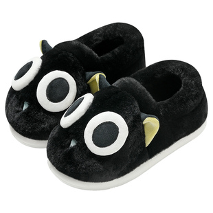 踩屎感棉拖鞋男士冬季2026新款包跟室内家居可爱毛绒保暖棉鞋男款