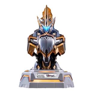 模寿湖中骑士鎏金版胸像65W快充充电中心基座机甲氮化镓高达摆件