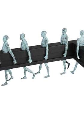 简约现代极简抽象人物雕塑艺术摆件客厅卧室客厅玄关桌面软装饰品