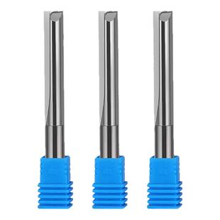 3.175加长双刃直槽铣刀密度板切割刀木工开槽直刀电脑雕刻机刀具