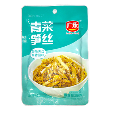 广乐青菜笋丝下饭菜酸菜