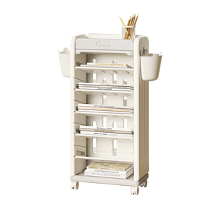 儿童书架稳固落地置物架可移动书本收纳架简易书房收纳神器储物架