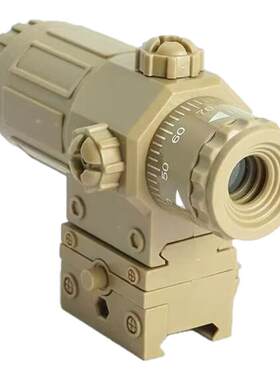 558折叠全息红点侧面瞄准器装饰镜弹弓玩具通用导轨20-22MM配件