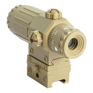 558折叠全息红点侧面瞄准器装饰镜弹弓玩具通用导轨20-22MM配件