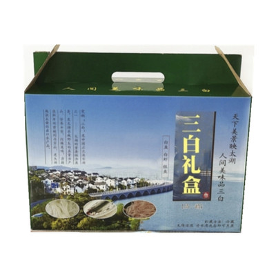 苏州特产生态太湖三白礼盒1300g年货礼品银鱼白虾白鱼干