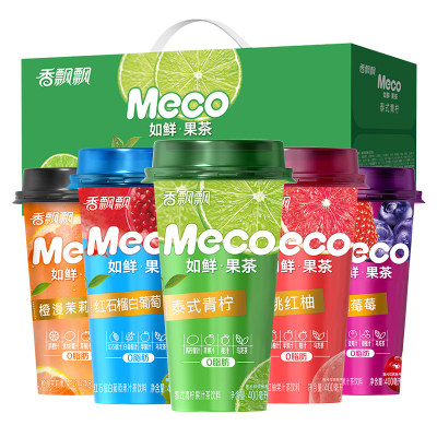 香飘飘Meco如鲜果茶饮料400ml*15
