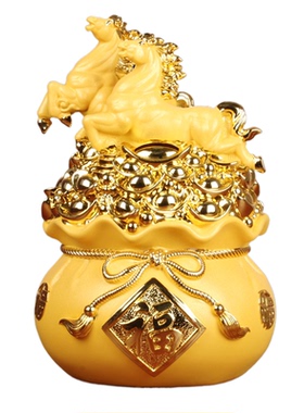 新款骏马腾飞存钱罐摆件2025年只