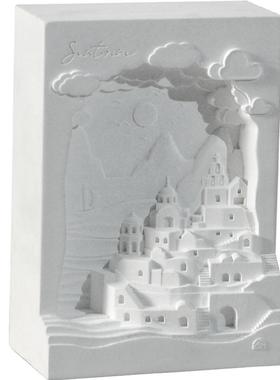 蒙德奇石膏香薰小夜灯地中海扩香