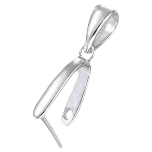 纯银扣挂件扣玉扣s925银吊坠扣配件扣子饰品扣头平安扣夹扣纯银