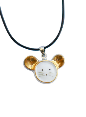 原创设计十二生肖项链吊坠陶瓷饰品属相挂件礼物本命年牛鸡鼠兔羊