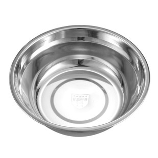 家用304食品级不锈钢盆 加厚圆盆汤盆油盆洗菜盆打蛋盆铁盆小汤碗